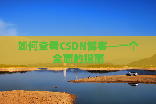 如何查看CSDN博客—一个全面的指南