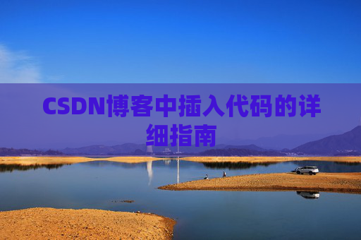CSDN博客中插入代码的详细指南